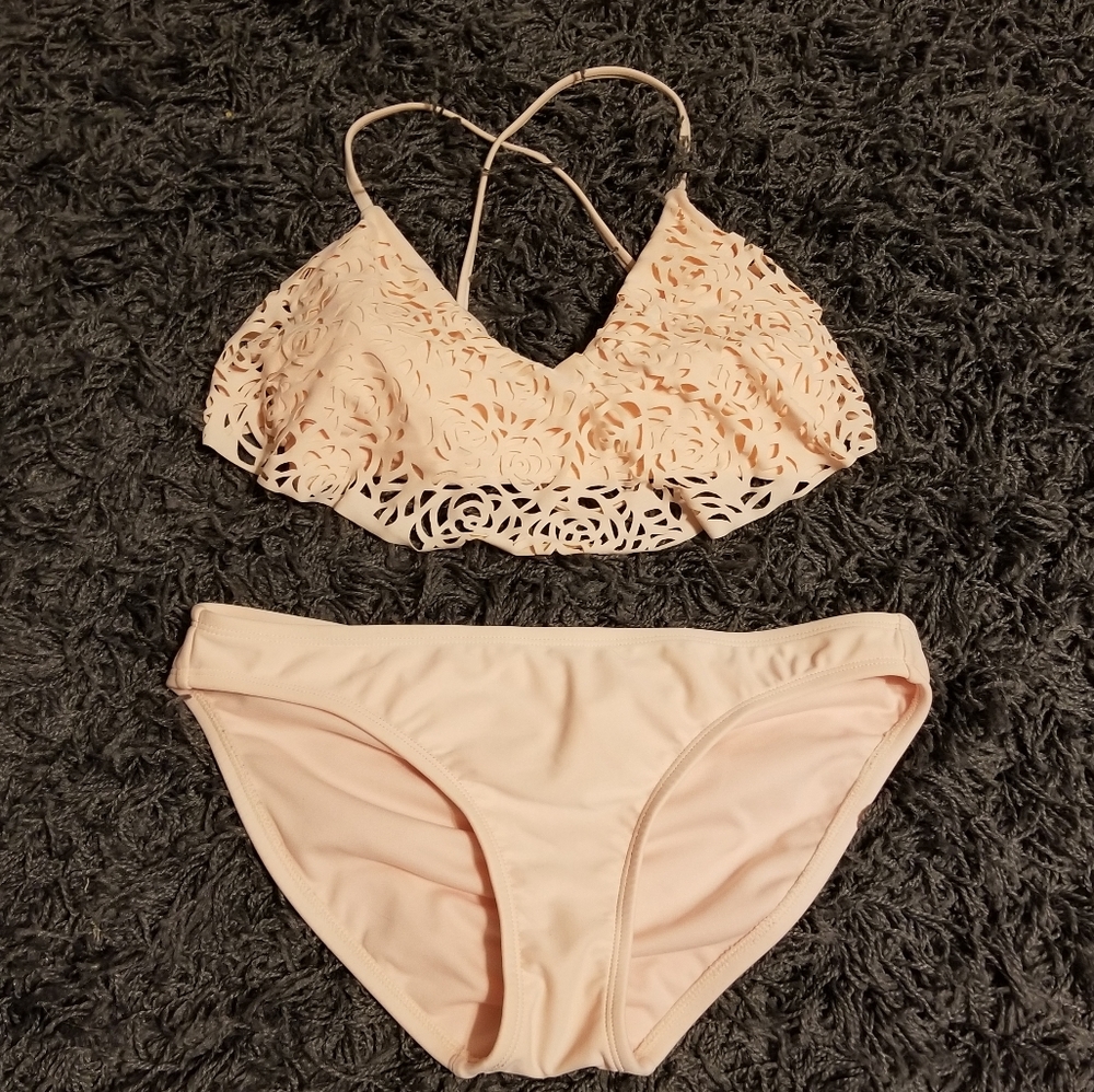 Pastel pink bikini
